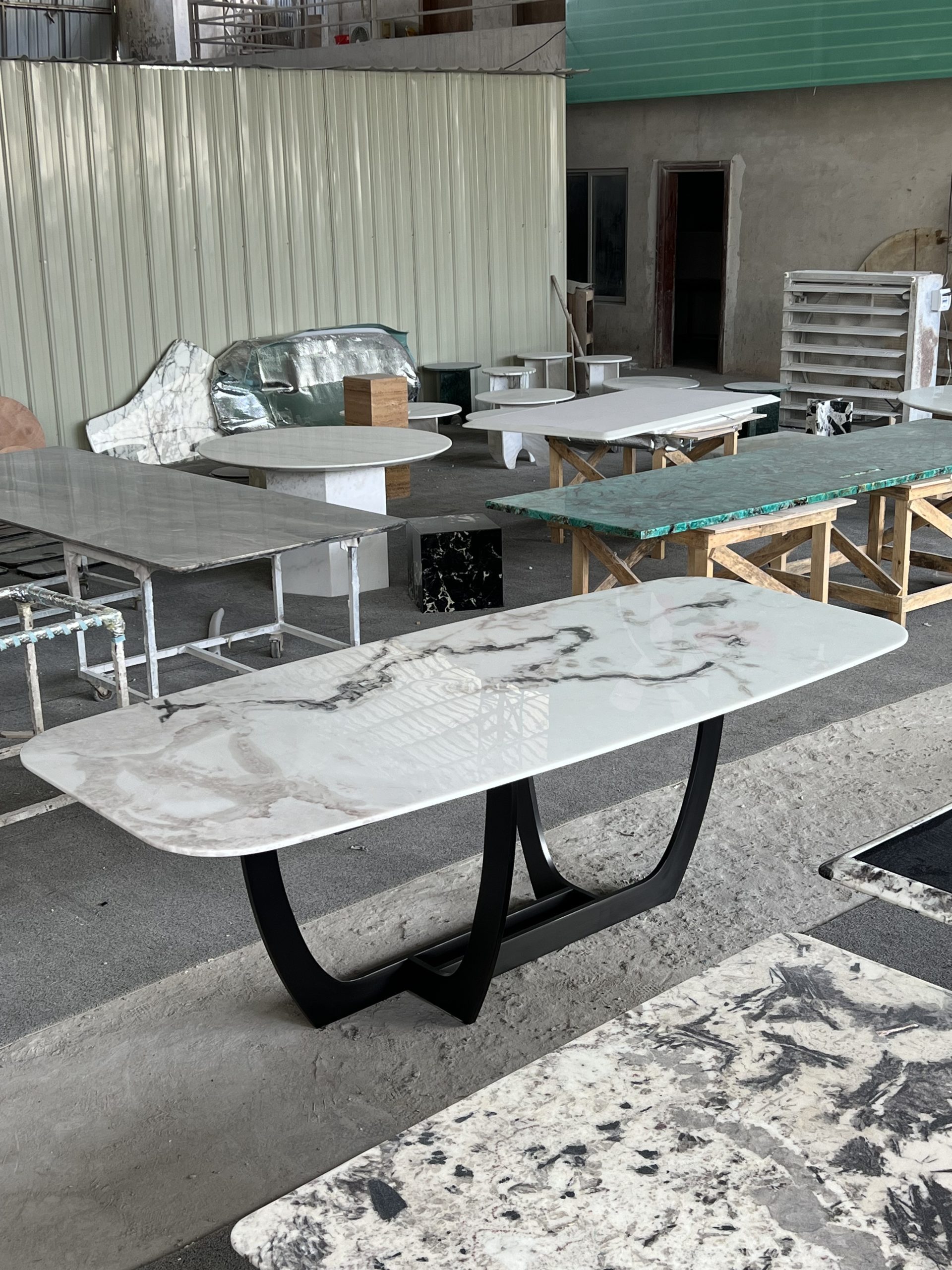 Romeo Stone Dining Table 4