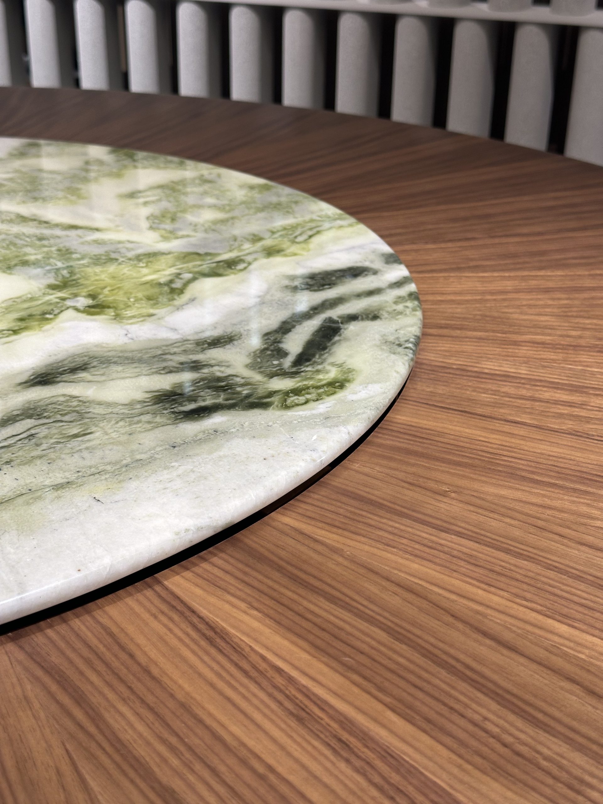 Walnut Round Dining Table 4