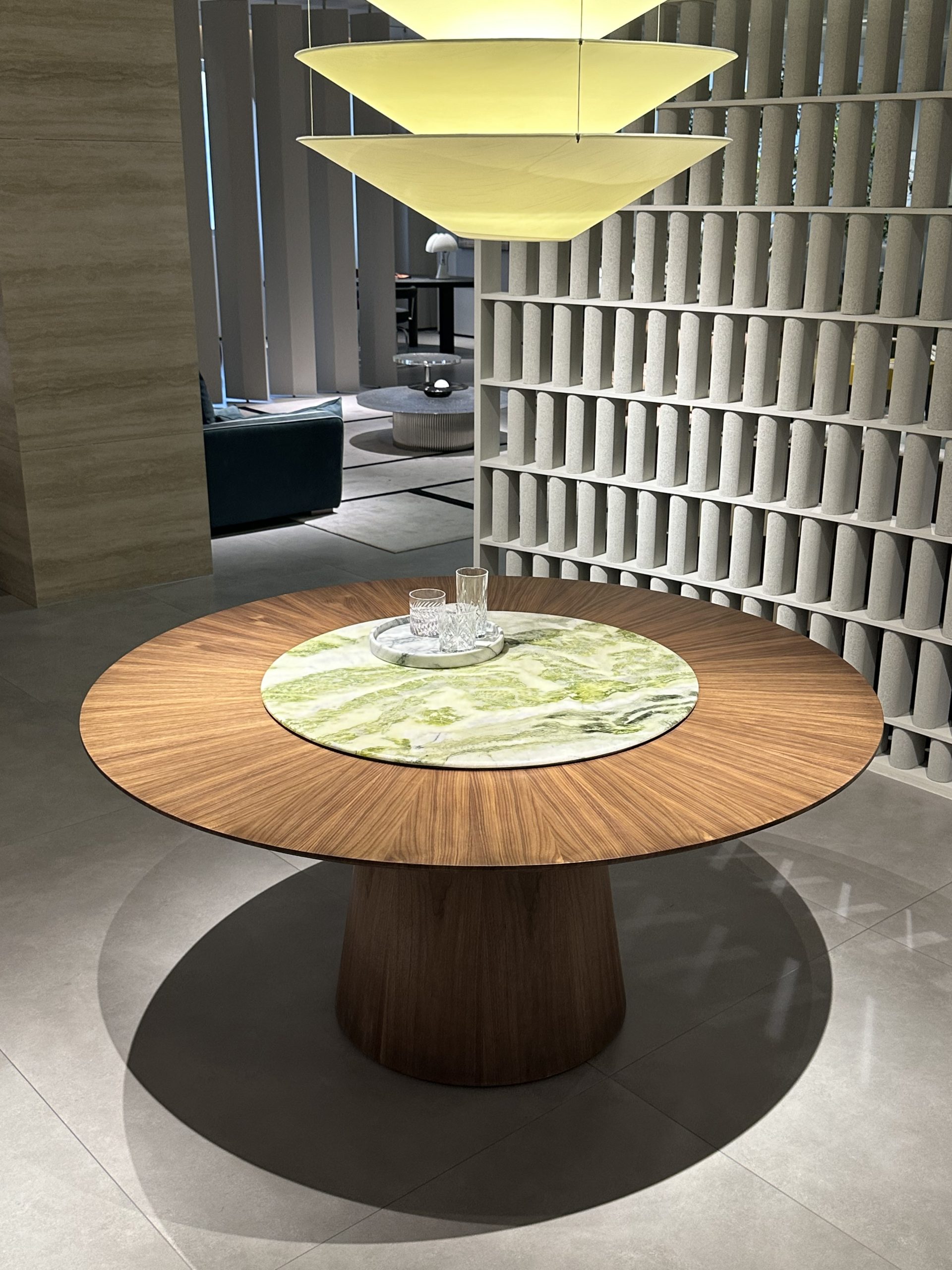 Walnut Round Dining Table 5