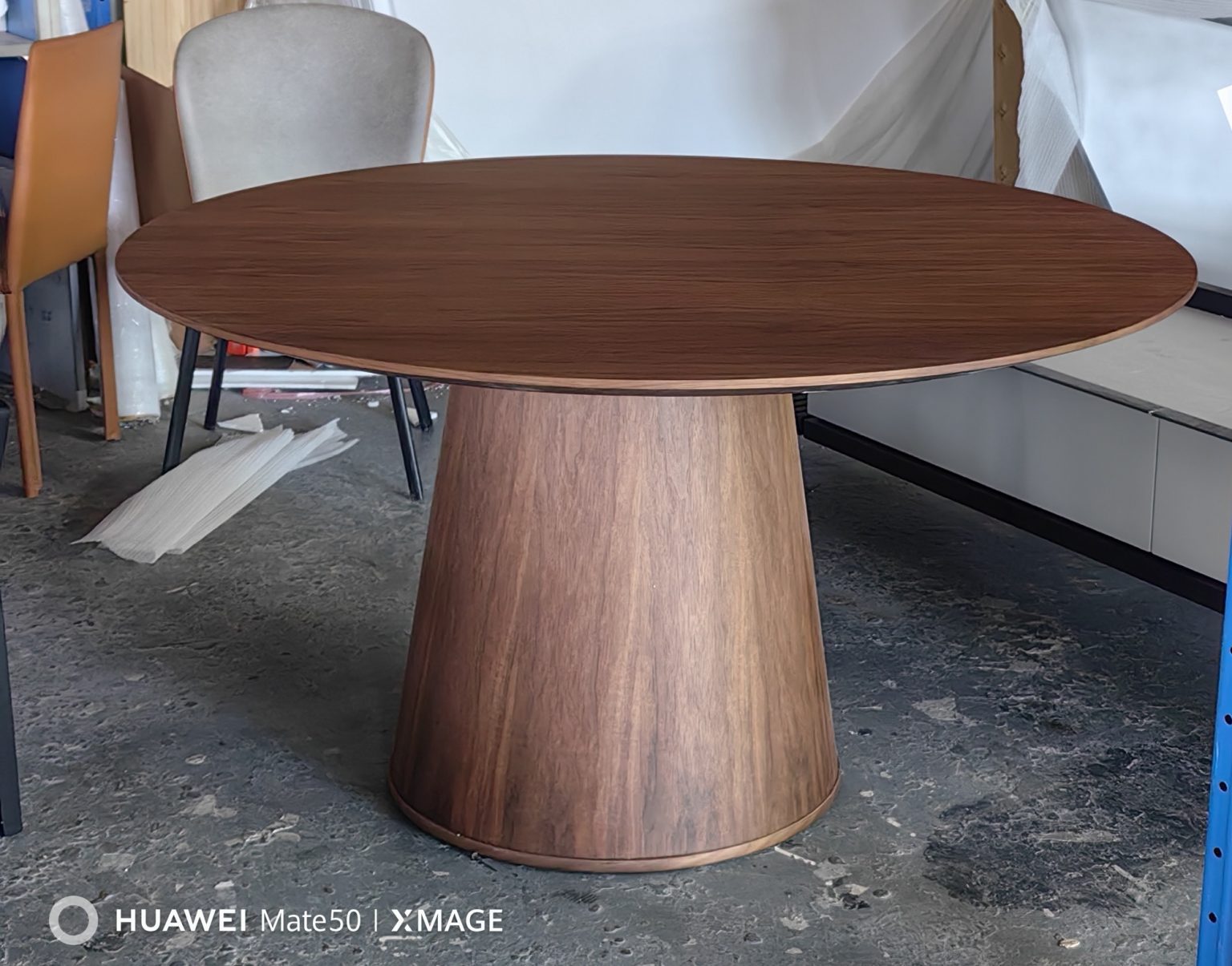 Walnut Round Dining Table 6