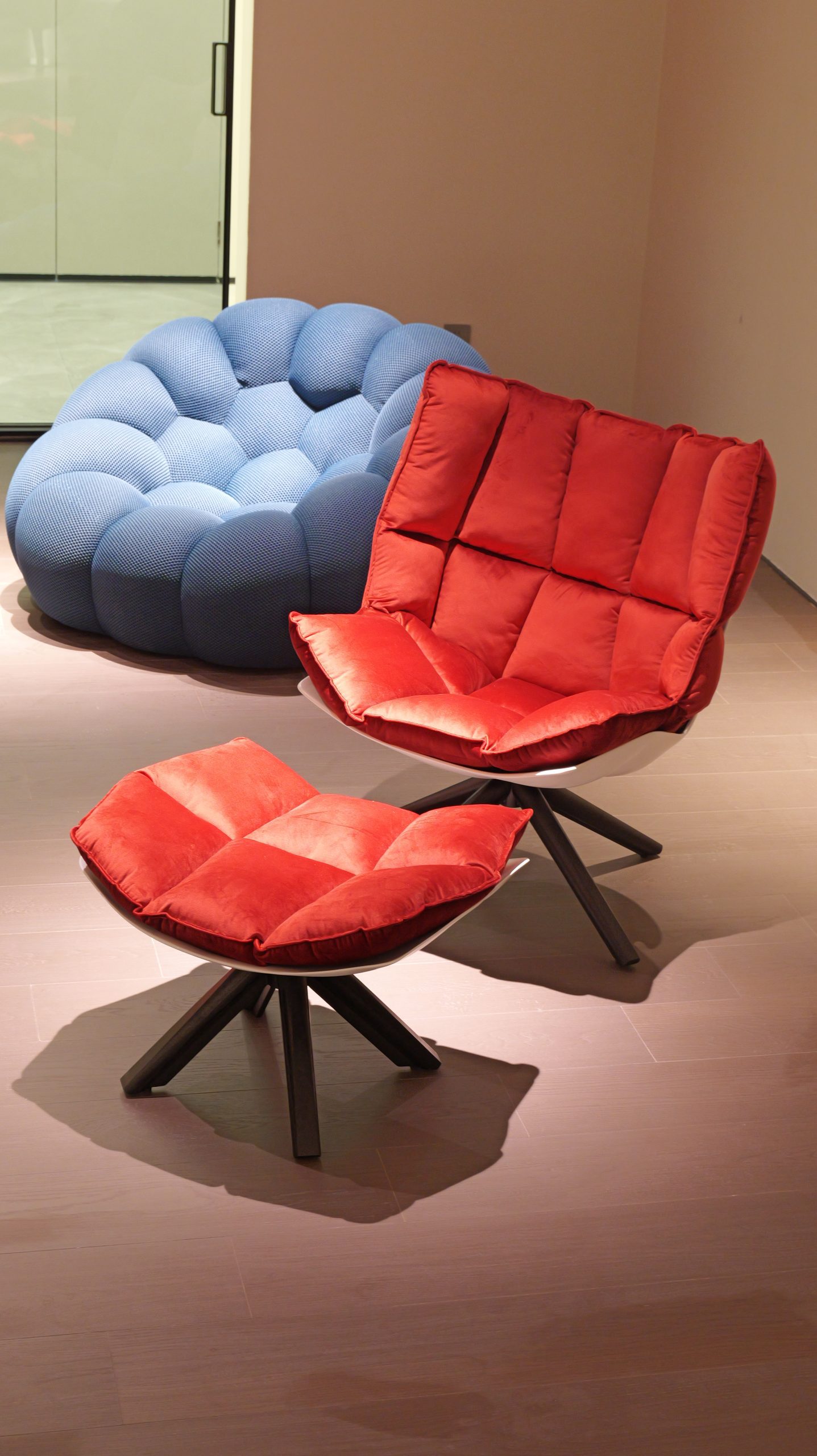 Husk Swivel Armchair
