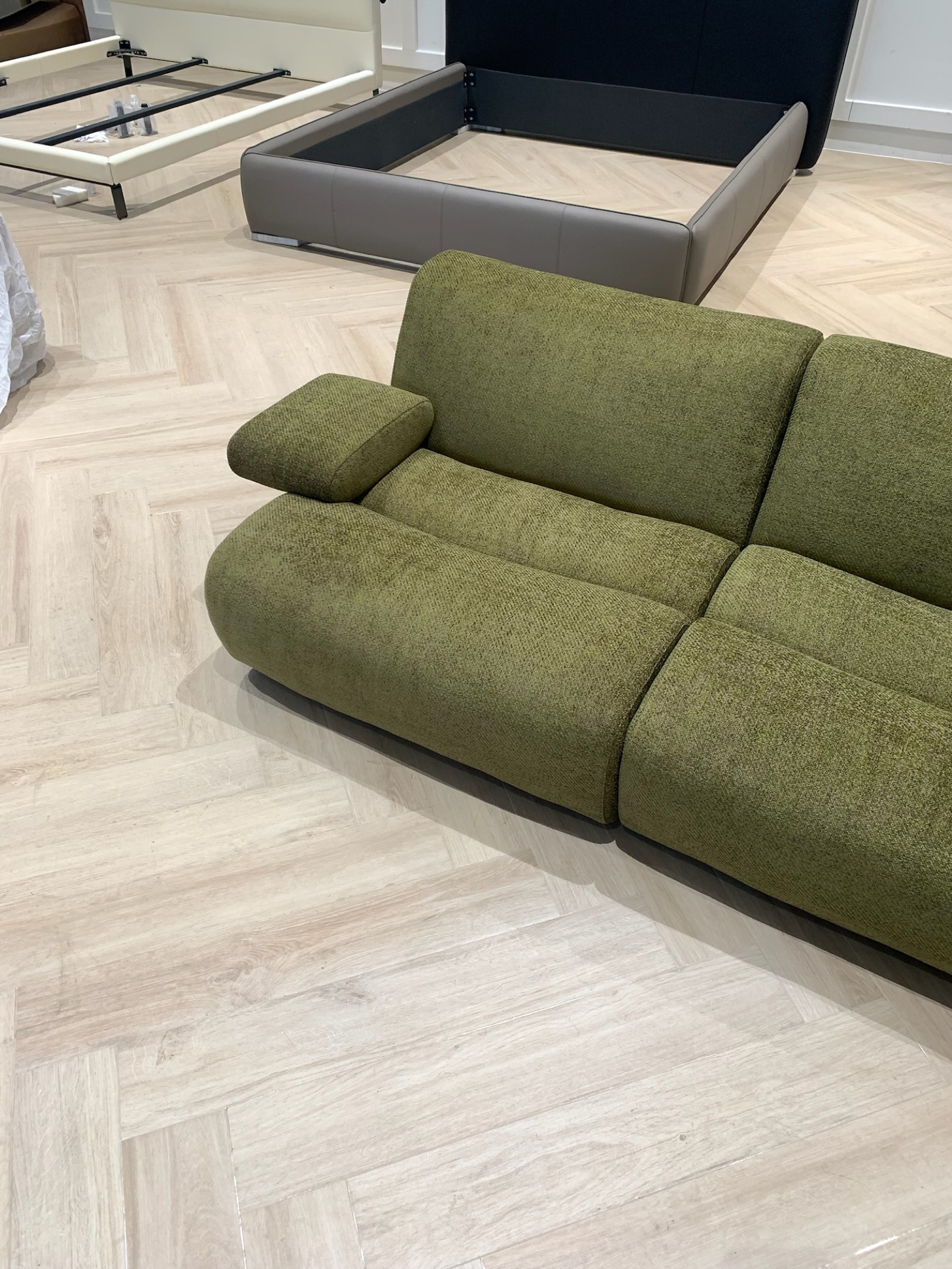 竹节沙发