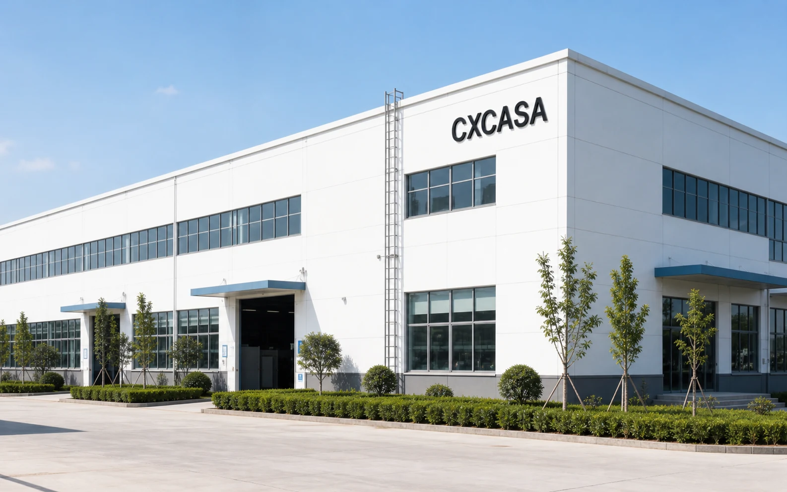 CXCASA modern furniture factory exterior in Foshan