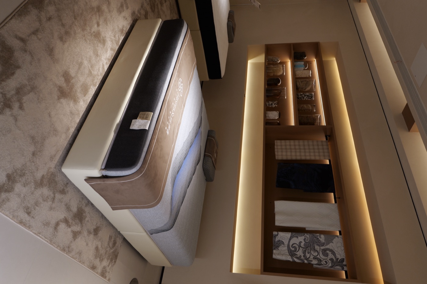 T17PRO mattress in the CXCASA showroom