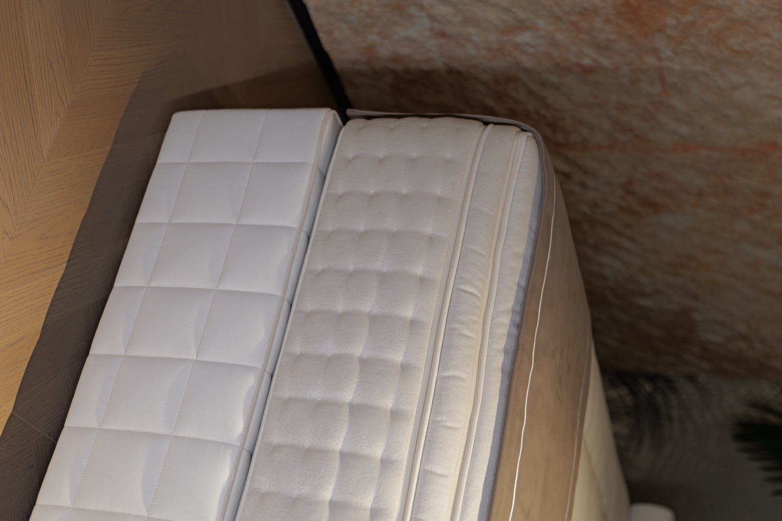 Breeze mattress material and finish detail