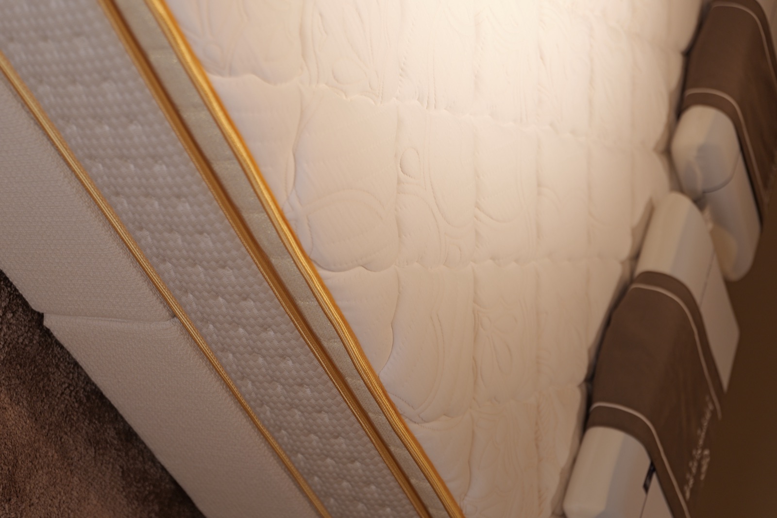 Deep Haven HS mattress material and finish detail