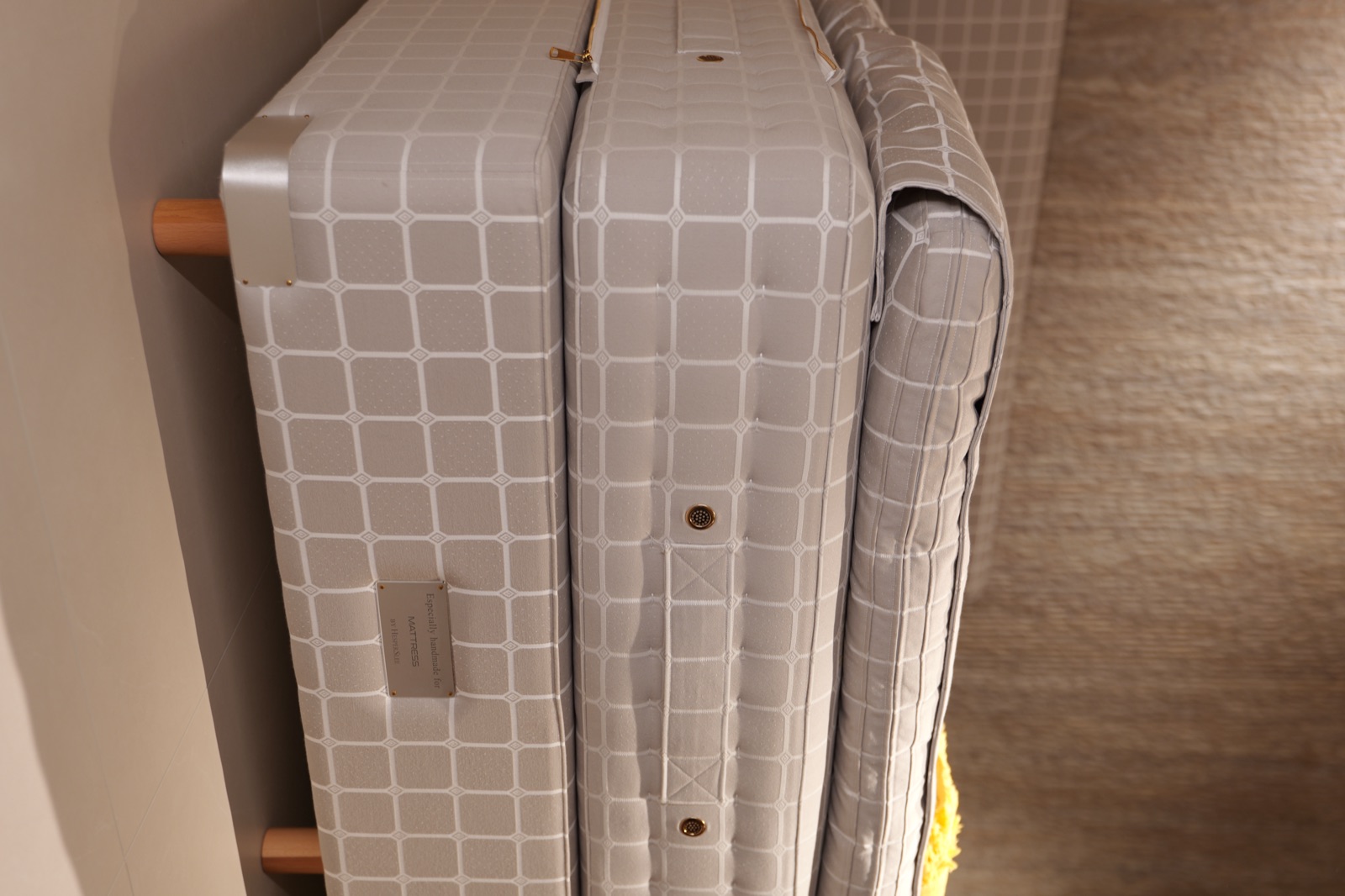 Zurich FT mattress material and finish detail