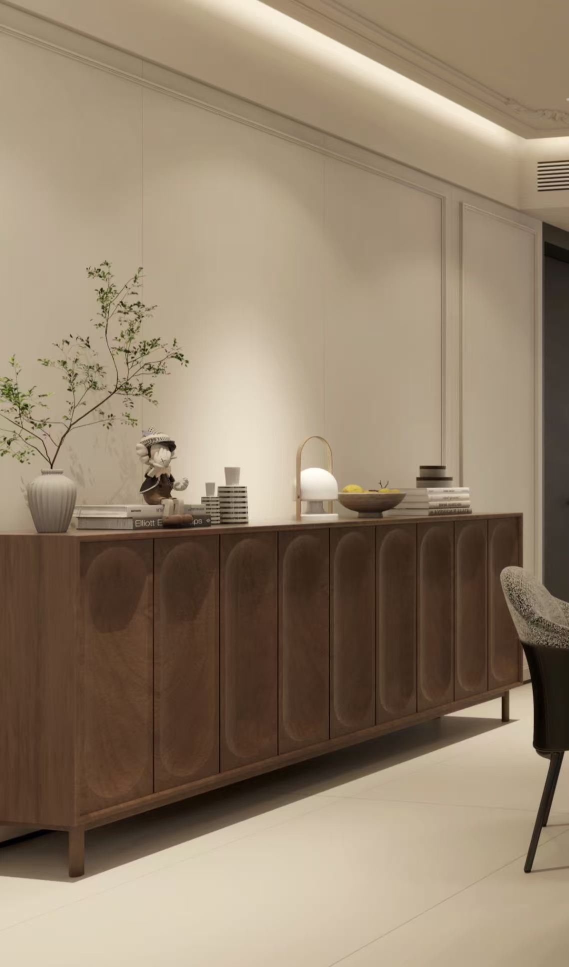 Black Walnut Furniture Customization 055 Storage