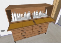 Custom Cabinet Design 059 Storage